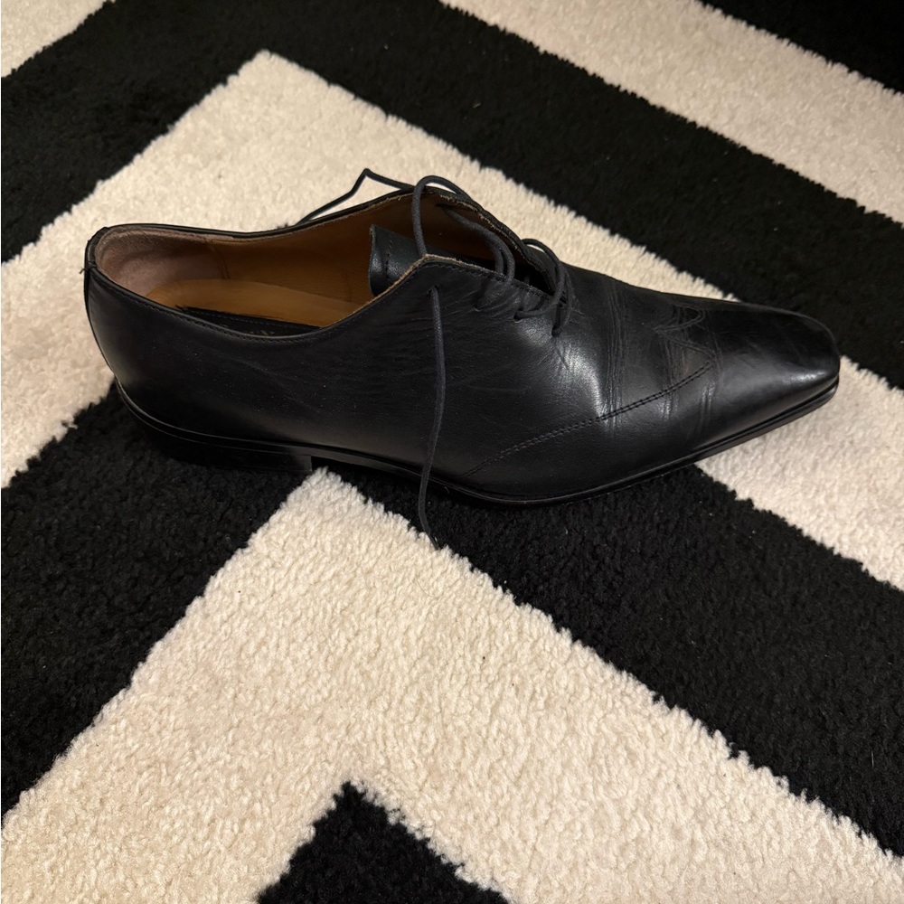 To Boot New York Men’s Black Leather Shoes - Size 10 - Picture 7 of 9